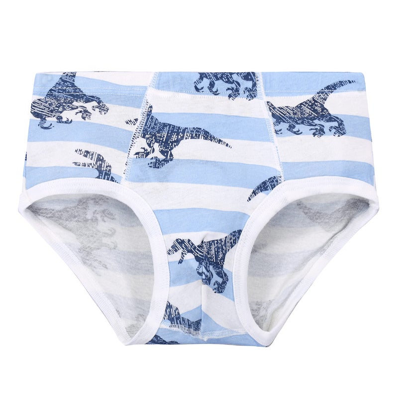 Cczmfeas Boys All Cotton Briefs Underwear Toddler Panties Pack of 6 (9-10 Years, B) - Image 4